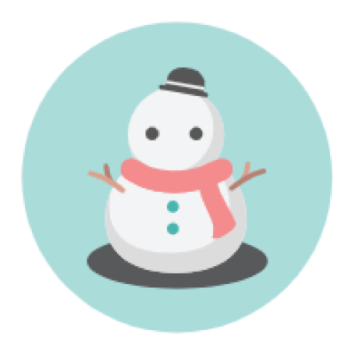 小小雪人 messages sticker-5