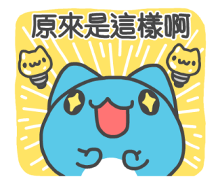 可愛的藍獸 messages sticker-4