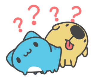 可愛的藍獸 messages sticker-1