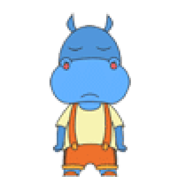 河马艾维斯 messages sticker-11