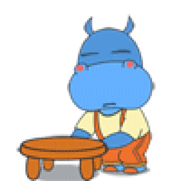 河马艾维斯 messages sticker-6