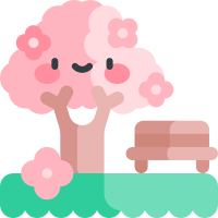 Pink cherry blossoms messages sticker-5