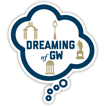 GWU Mobile messages sticker-1