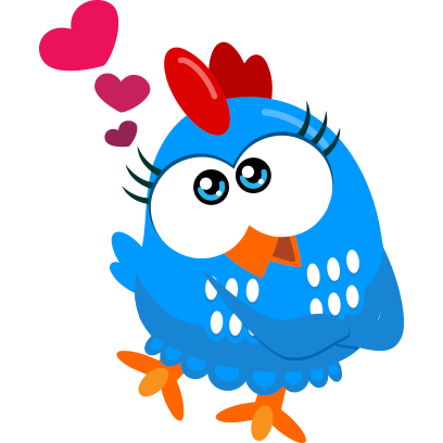 Lottie Dottie Chicken Official messages sticker-5