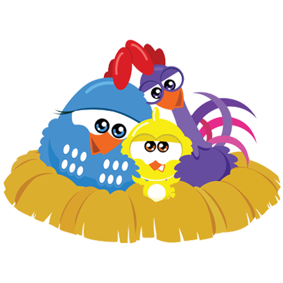 Lottie Dottie Chicken Official messages sticker-3