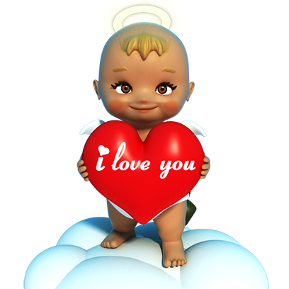 Talking Cupi HD messages sticker-3