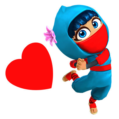 Clumsy Ninja messages sticker-5