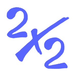 Multiplication 2x2 messages sticker-0