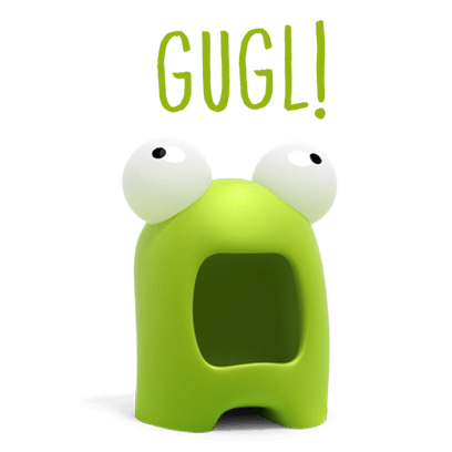 Talking Gugl messages sticker-3