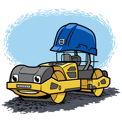 Volvo CE Insider messages sticker-4