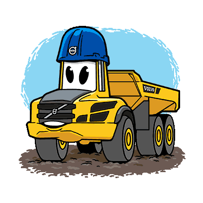 Volvo CE Insider messages sticker-1