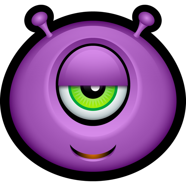 Purple Monsters messages sticker-2