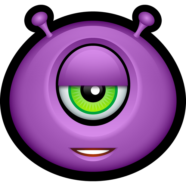 Purple Monsters messages sticker-5