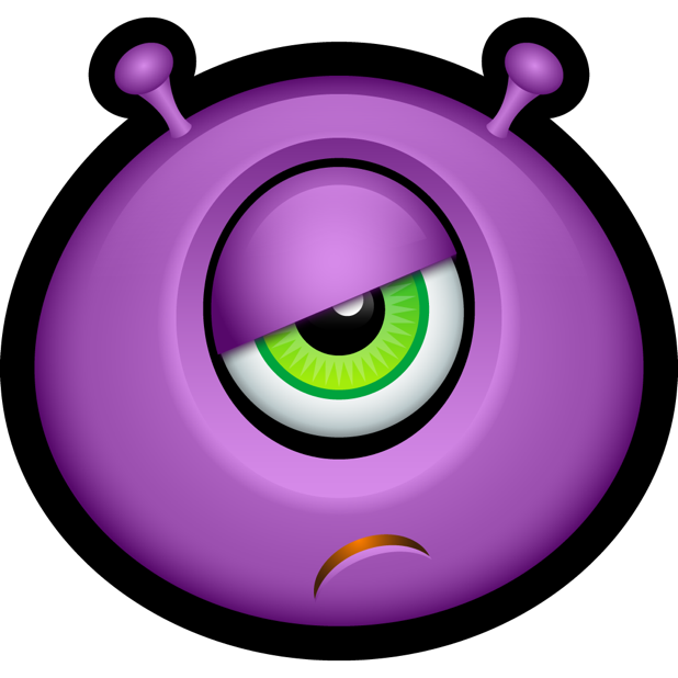 Purple Monsters messages sticker-0