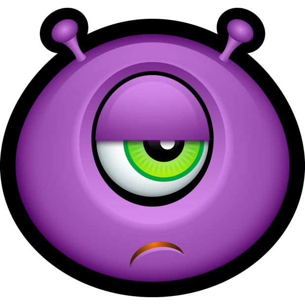 Purple Monsters messages sticker-1
