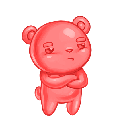 Gummy Gush: Match 3 Puzzle messages sticker-1