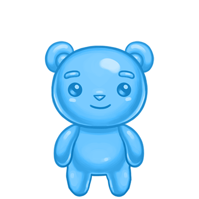 Gummy Gush: Match 3 Puzzle messages sticker-0