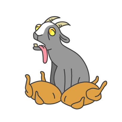 Goat Simulator messages sticker-10