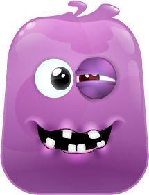 Monster Emoji Face Stickers messages sticker-2