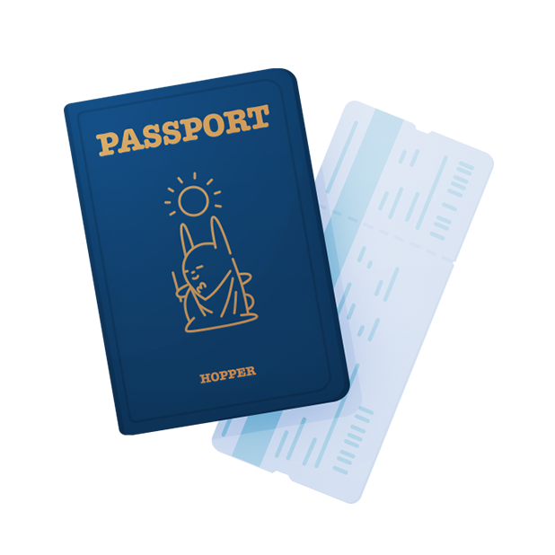 Hopper - Book Flights & Hotels messages sticker-0