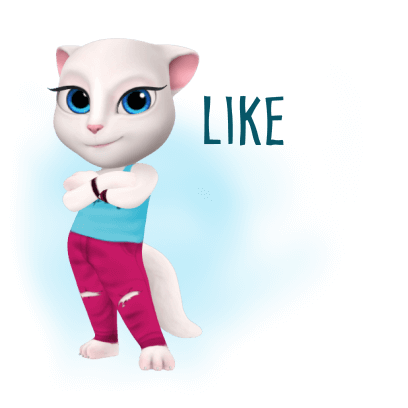 My Talking Angela messages sticker-2