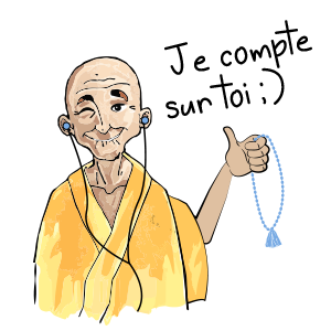 Petit BamBou : méditation de pleine conscience messages sticker-3