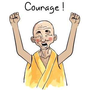 Petit BamBou : méditation de pleine conscience messages sticker-1