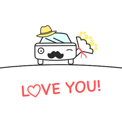 CARFRIEND -> Drive and meet messages sticker-0