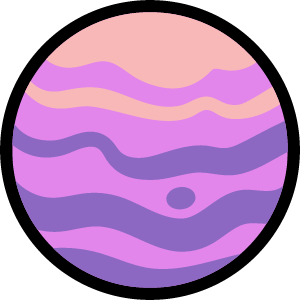 Spinner Galactic messages sticker-8